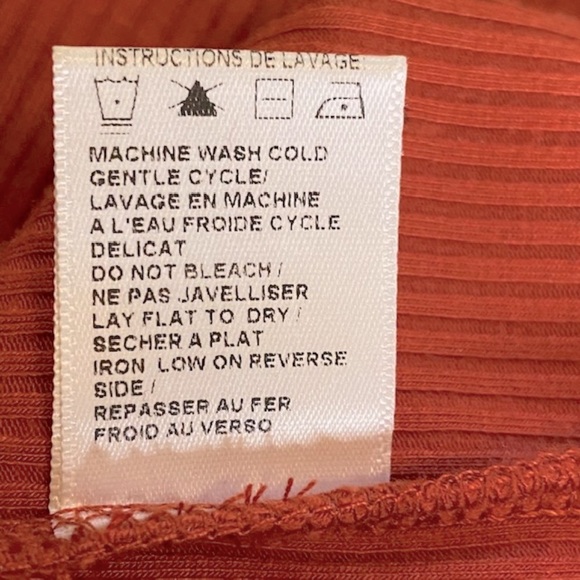 Gentle Fawn Ribbed Knit Maxi Skirt in Burnt Orange - Picture 7 of 7